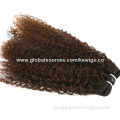 Indian Virgin Human Hair Extension, Kinky Curly Texture, 5A Hair Grade